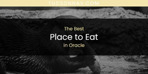 Oracle's Best Place to Eat
